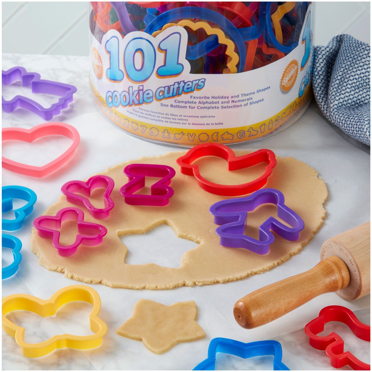 Udstikker Sæt - 101 Cookie Cutters
