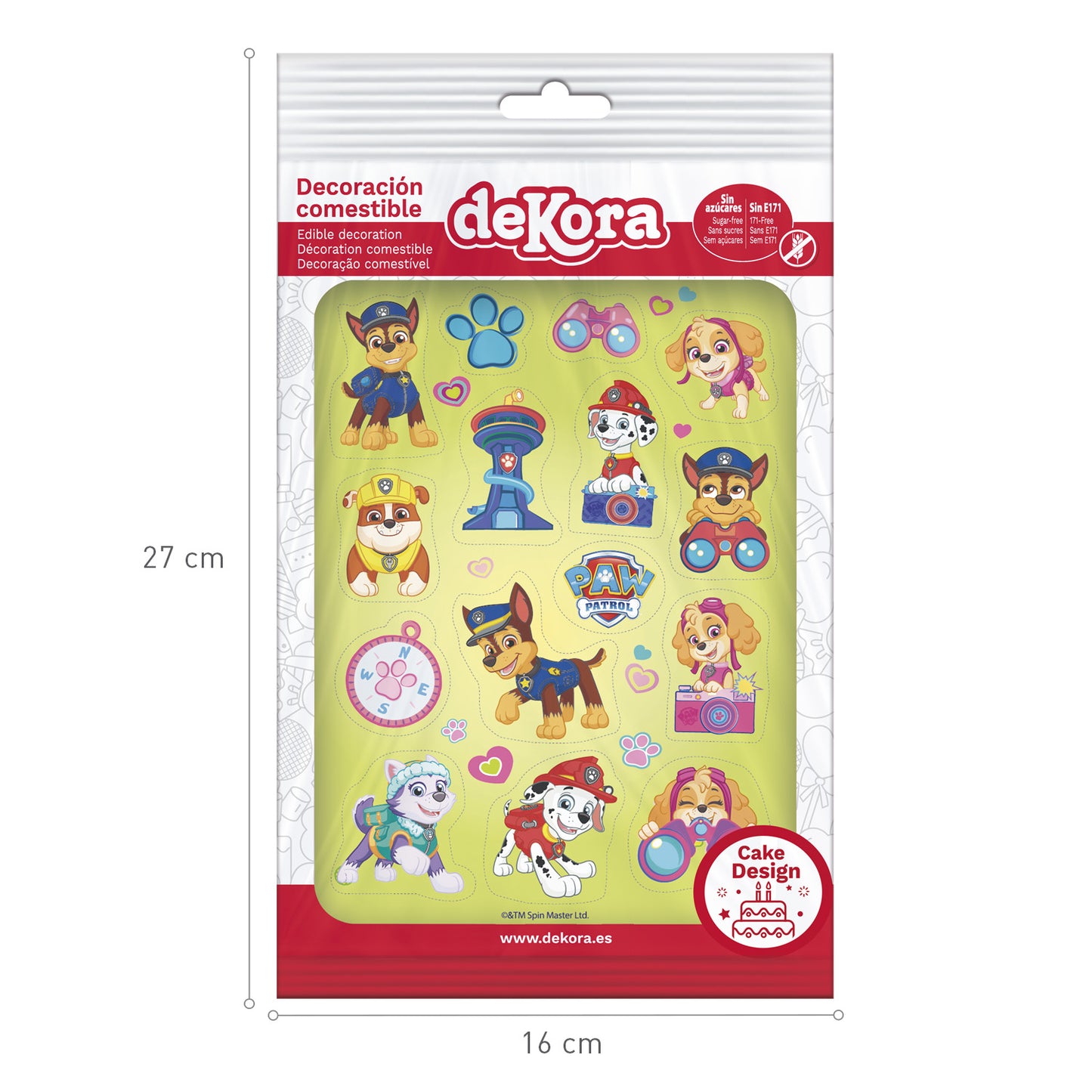 Kageprint Paw Patrol - Silhuetter
