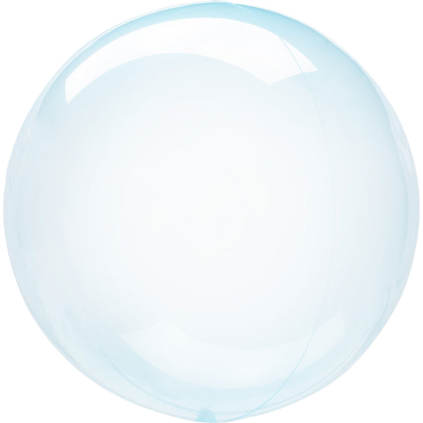 Folieballon Crystal Clear - Blå