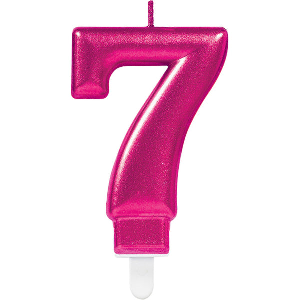 Kagelys Glitter Pink - Tal 7