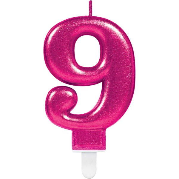 Kagelys Glitter Pink - Tal 9