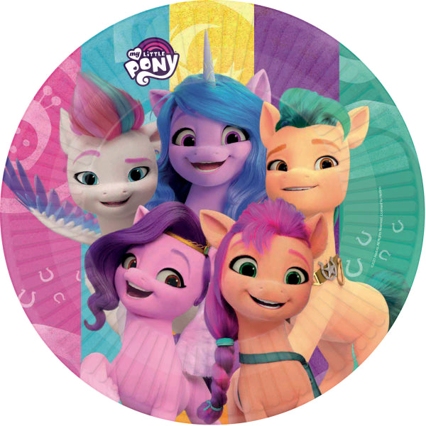 My Little Pony paptallerken - 8 stk.