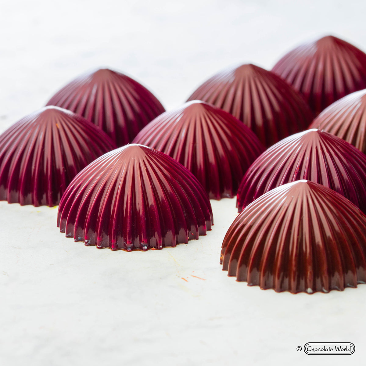Chokoladeform Half Sphere Pleated - CW1952