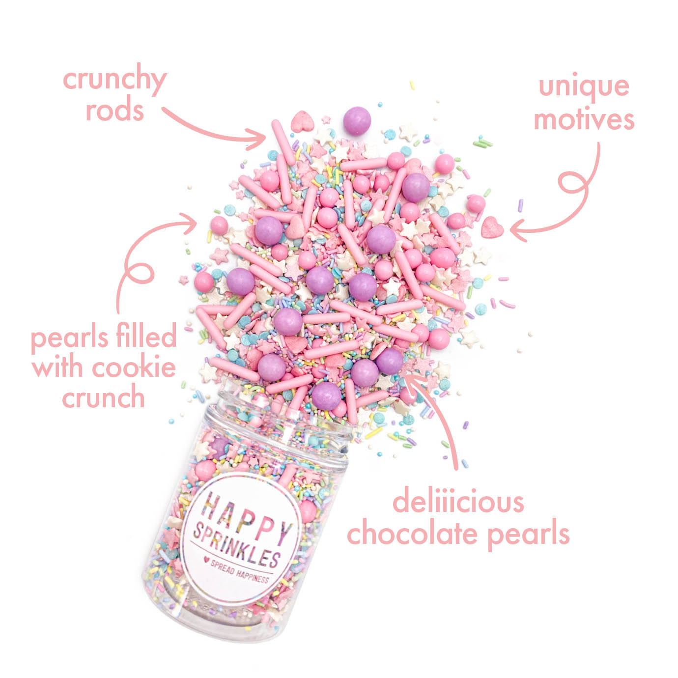 Happy Sprinkles - Pastel Vibes 90g