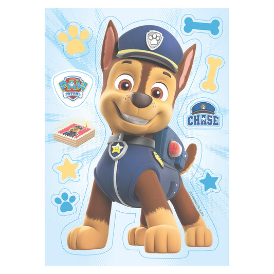 Vaffelpapir Paw Patrol Chase - Silhuetter