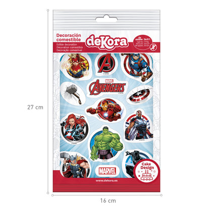 Kageprint Avengers - Silhuetter