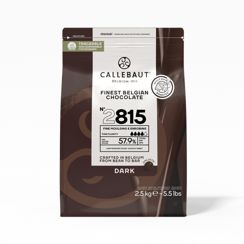 Callebaut 2815 Mørk Chokolade - 2,5kg