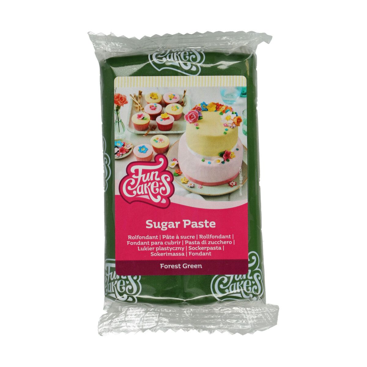 Fondant 250g - Skovgrøn