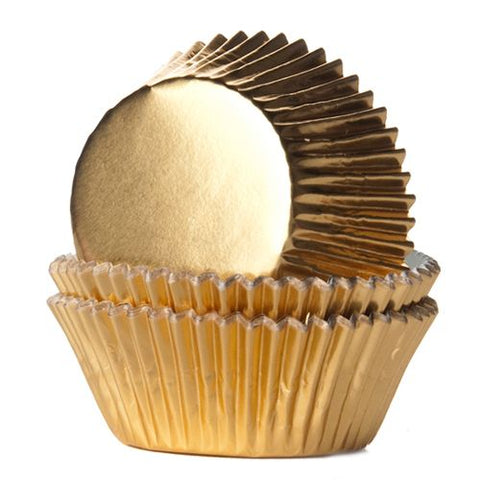 Muffinsforme Metallic Guld - 24 stk.