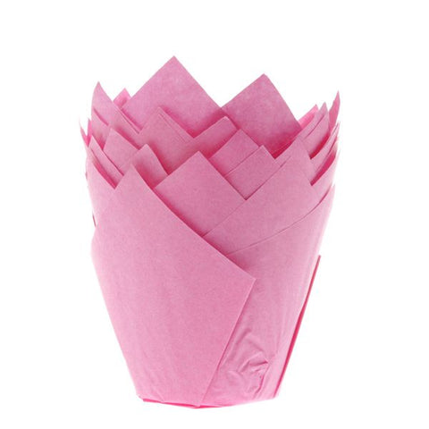 Muffinsforme Tulipan - Pink 36 stk.