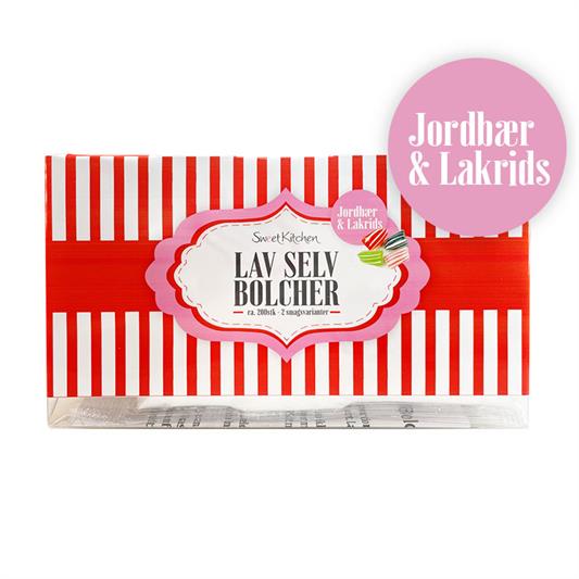 Bolsje Kit - Jordbær/Lakrids