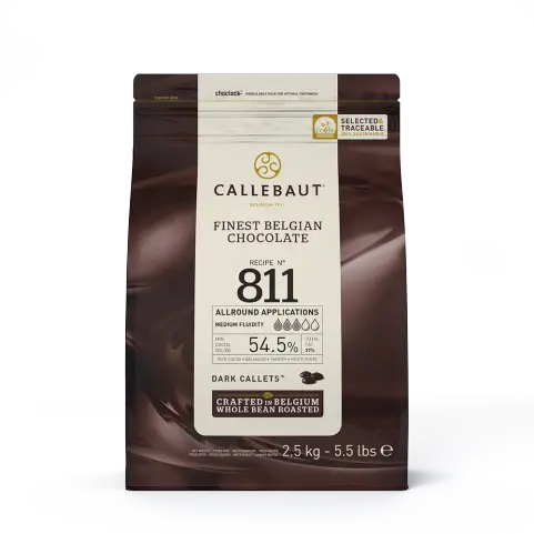 Callebaut 811 Mørk Chokolade - 2,5kg